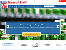Tablet Screenshot of a-cautomated.com